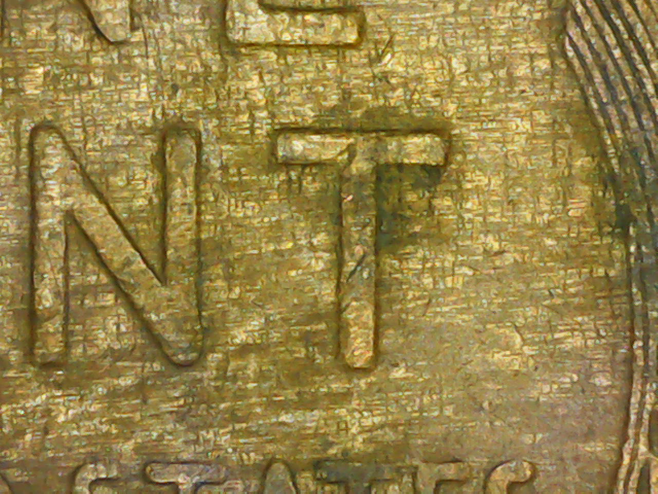 1942-Lincoln-Penny-W/Alligator's-Skin